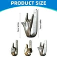 Black and Friday Deal 2024!Funny M Etal Hand Hooks，Art Hook Door Back