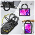 thumbnail image 4 of FJLBDE Case for Lenovo Tab K10 / M10 FHD Plus 10.3 inch with 360 Kickstand, Shoulder Strap Carrying Protective Cover, Black, 4 of 6