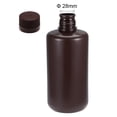 thumbnail image 3 of Unique Bargains Plastic Lab Chemical Reagent Bottle 1000ml/33.8oz Small Mouth Sample Sealing Liquid Storage Container Brown 2 pcs, 3 of 4