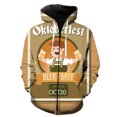 thumbnail image 1 of Sudadera con capucha y cremallera para hombre, diseño de festival de cerveza de dibujos animados, moda para adolescentes, divertidas sudaderas, tops de manga larga con capucha, chaquetas unisex de gra, 1 of 6