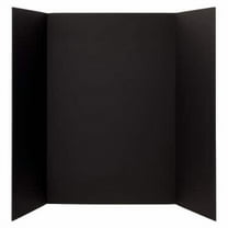 12 Pack: Black 36" x 48" Foam Tri-Fold Display Board