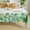 Green Leaves, variant on Spring Summer Tablecloths for Rectangle Tables, Waterproof Stain Resistant Polyester Fabric Table Cover Green Leaves Pattern Table Cloth for Dinner Party Picnic Camping, 60 x 102 Inch