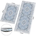 thumbnail image 2 of Kitchen Mat Anti Fatigue 2 Pieces Blue Kitchen Rugs Non Slip Waterproof Kitchen Floor Mats Cushioned Boho Kitchen Runner Rug Comfort Memory Foam Kitchen Mats for Floor,Front of Sink,Laundry Room, 2 of 6