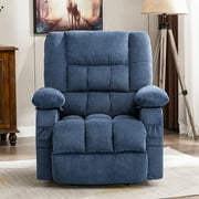 JONPONY Power Lift Recliner Chair Recliners for Elderly with Heat and Massage Recliner Chair for Living Room with Infinite Position and Side Pocket,USB Charge Port,Blue