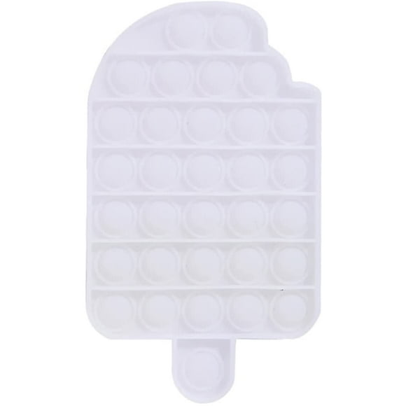 TIK Tok Novelty Sunlight Discoloration Sensory Push Pop Bubble Fidget Toy, Color Changing Under The Sun Bubble Gadget Toy, Extrusion Fidget Sensory Stress Toy Party Favors (Icecream)