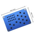 thumbnail image 2 of SOPOTUTU 2Ud Parches Para Alfombra De Auto Con Reposapiés De Aluminio Antideslizante, 2 of 8