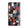thumbnail image 3 of Case For IPhone 16e / 17e Crystal Material Painted Pattern With Multi-Card Holder Bills Slot, PU Leather Magnetic Wallet Case,Colorful,For iPhone 16e / 17e, 3 of 6