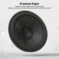 thumbnail image 3 of Paper Speaker Cone Drum Paper, 1 Inch Inner Diameter Rubber Surround Sturdy  High Frequency Roll Off Subwoofer Cones Drum Paper  For 4 Inch Speaker, 3 of 8