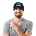 thumbnail image 5 of DALIX #1 Dad Hat Number One Fathers Day Gift Embroidered Baseball Cap in Lavender, 5 of 6