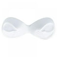 thumbnail image 1 of One-Piece Bra Pads Inserts Removeable Bra Pads Inserts Push up for Sport Bra and Bikini Tops (Whtie), 1 of 4