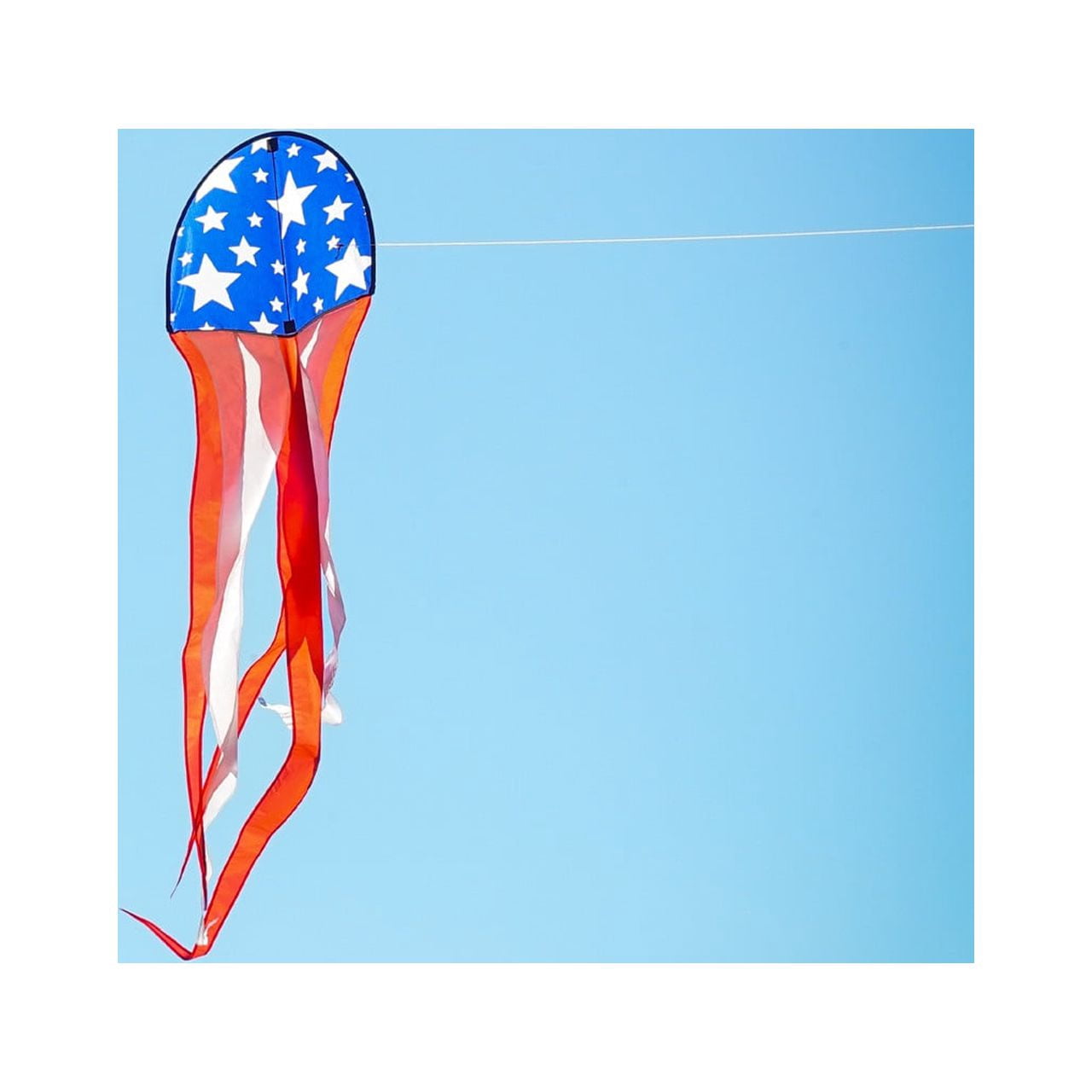 In the Breeze 3354 — 22" Patriot Dancing Dragon Kite — Easy Flying Single Line Kite