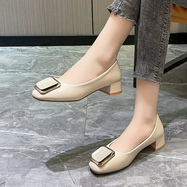 Chaussure talon epais clearance femme