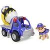 Rubble & Crew, Cement Mixer Truck with Mix Action Figure, Toys for Kids Ages 3+