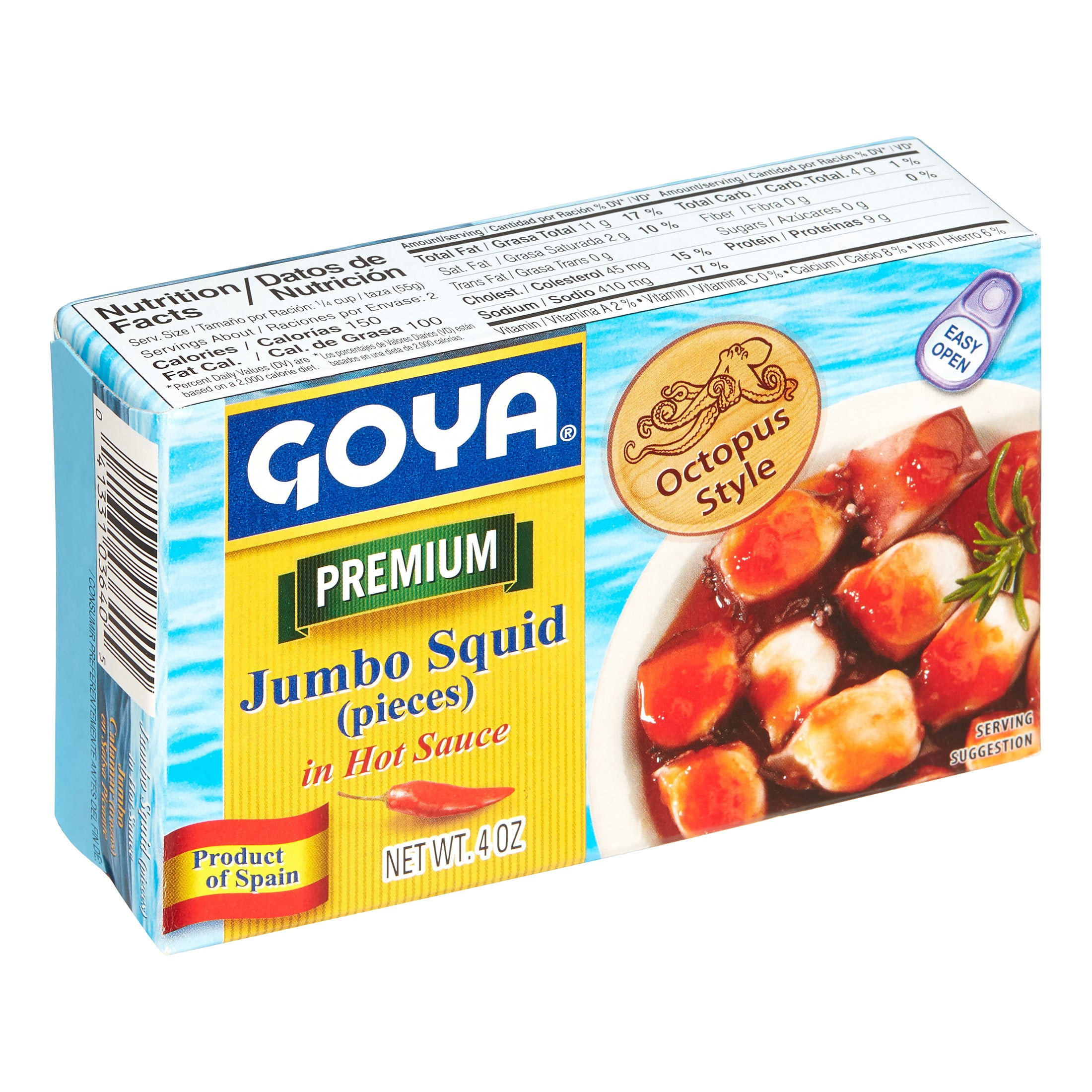 Goya Octopus in Hot Sauce, Pulpo, 4 oz