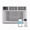 With WiFi, variant on Kicctian 12000 BTU Window Air Conditioner, 3-in-1 Cooling, Fan & Dehumidifier with Remote Control, Energy Efficient, Quiet Operation, Reusable Filter, 115V for Rooms up to 550 Sq.Ft, White