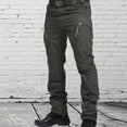 thumbnail image 6 of cllios Men's Cargo Pants Plus Size Casual Pants Outdoor Work Trousers Lounge Jogger Cargo Pants Multi Pockets, 6 of 7