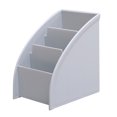 thumbnail image 3 of Soporte De Almacenamiento De Control Remoto Caja de almacenamiento de cosméticos de 3 rejillas, plástico de elevación inferior para muebles de uso doméstico Hugtrwg Libre de BPA, 3 of 7