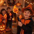 thumbnail image 3 of pathside Halloween Glow Sticks, Pumpkin LED Hand Cranked Party Favors, Spooky Bar Supplies Decor, Plastic Kids Toys, Orange, 3 of 7