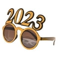 thumbnail image 3 of 2023 Funny Glasses New Year Photo Glasses for Celebrations Adults Children's Night Out Party Supplies Decorations Aureate, 3 of 8