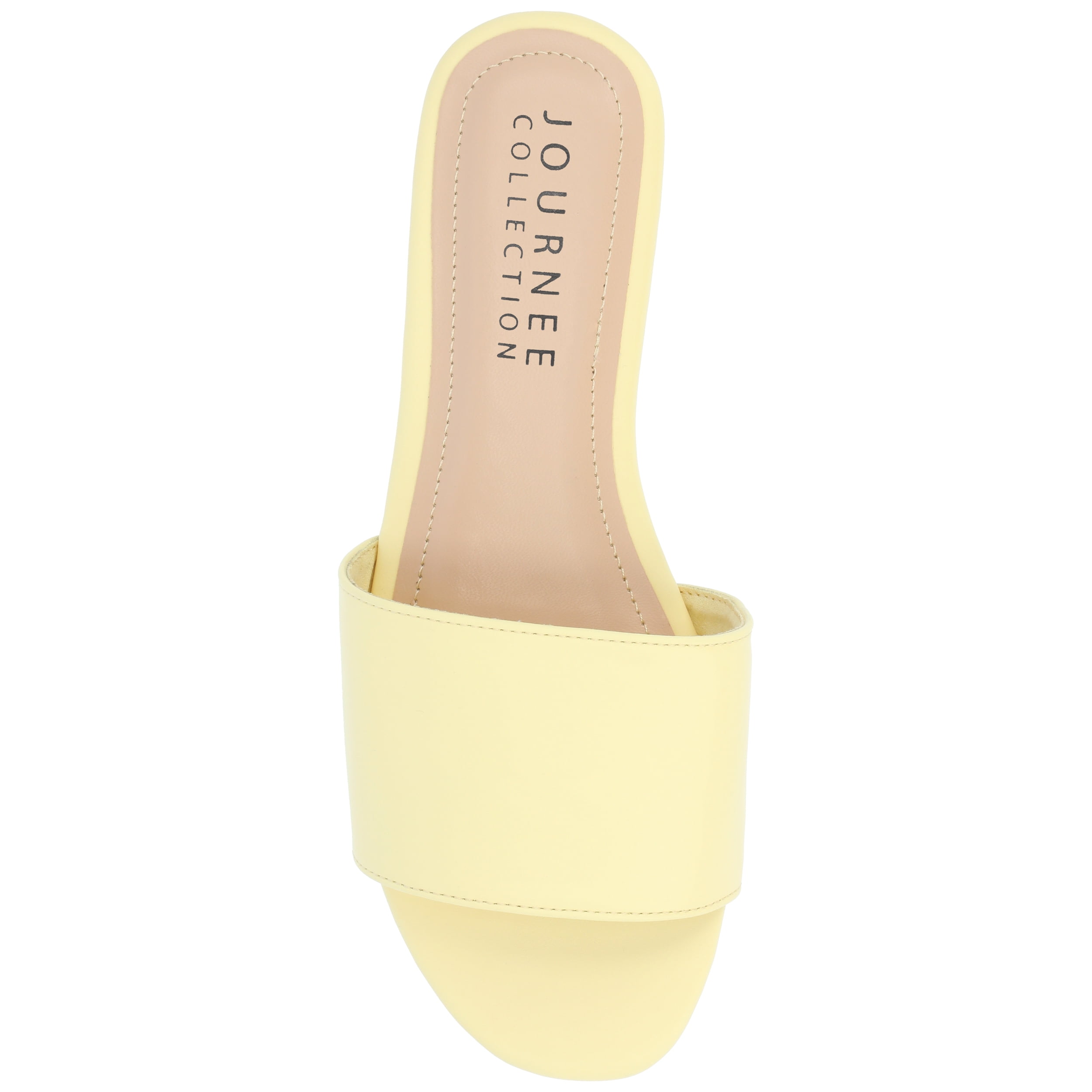 Journee Womens Kolinna Slip On Slide Flat Sandals, Widths Available