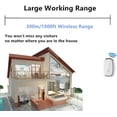 thumbnail image 4 of Betterlife Wireless Doorbell, 300 Meters Range Waterproof Door Bell, Wireless Ch, 4 of 4