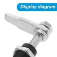 thumbnail image 2 of BRIGHTFUFU Camper Door Latch T-shaped Handle Zinc Alloy Black 1Set RV Use, 2 of 8