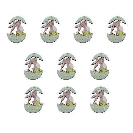 

Easter Decorative Wood Easter Rabbit Pendant Home Decorative Pendant Creative Diy Party Decoration Party Decorations