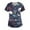 AA08-Purple, variant on IYYVV Tie Dye Print Scrub Tops Women Nurse Summer Short Sleeve V Neck Workwear Working Uniform Blouse Plus Size Scrubs for Women Medical Scrubs with Pockets Blue 3XL