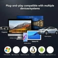thumbnail image 3 of M. 2 NVME/NGFF SATA SSD Enclosure with Display Screen Intelligent Digital Health Detection USB3.2 Gen2 Type-C 10Gbps, 3 of 4