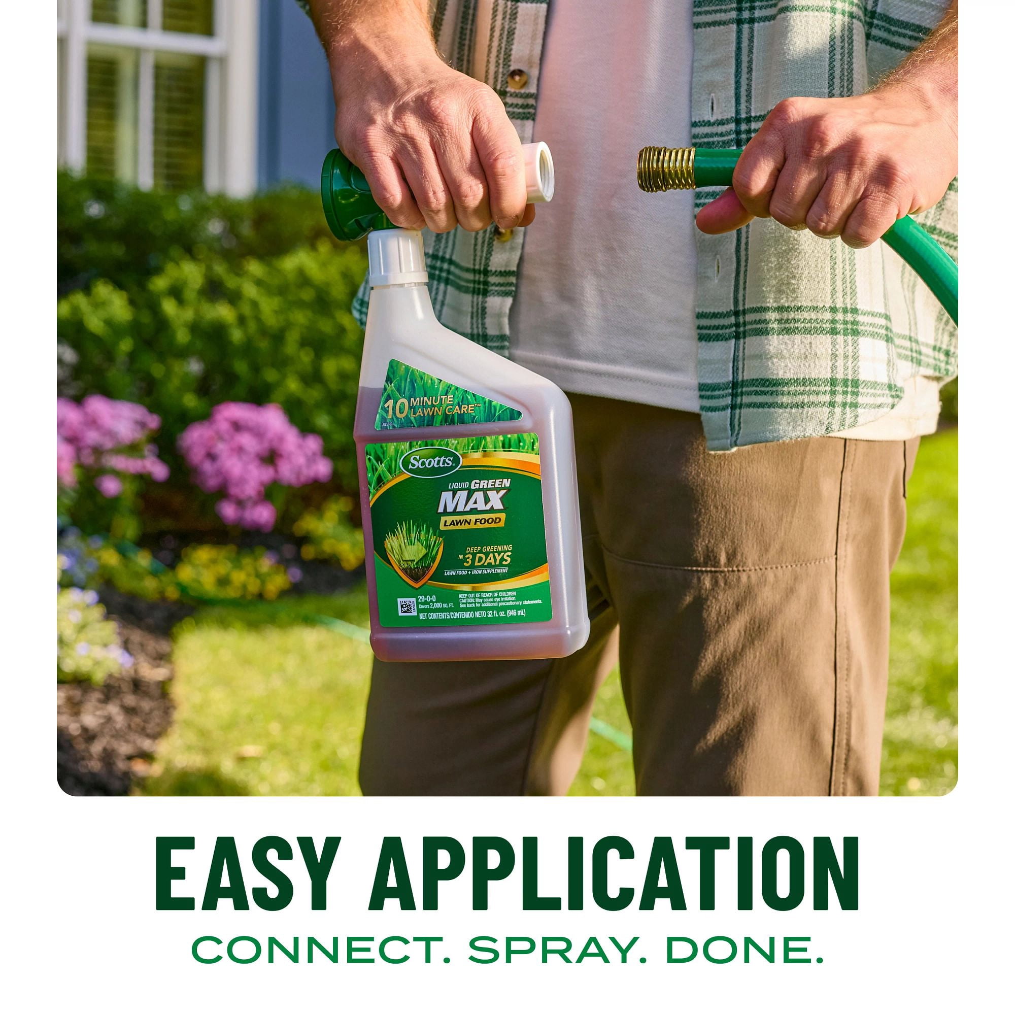 Scotts Liquid Green Max Lawn Food, Lawn Fertilizer, For Any Grass Type, 29-0-0, 32 fl. oz.