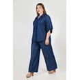 thumbnail image 2 of Conjunto con detalle de botones Roman Fashion /Tallas Extras, 782 (Azul dark) azul oscuro 36, 2 of 5