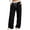 Black-AWN, variant on Mnyotv Straight Wide Leg Pants Girls Fashion High Waist Baggy Sweatpants Drawstring Trousers with Pocekts Size 12-13 Years