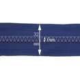 thumbnail image 2 of shiyou-#5 36 Inch Separating Jacket Zippers 2PCS Plastic Bulk Zippers for Coats Sewing Crafts Tailor Bags Home Textile, Navy Blue, 2 of 4