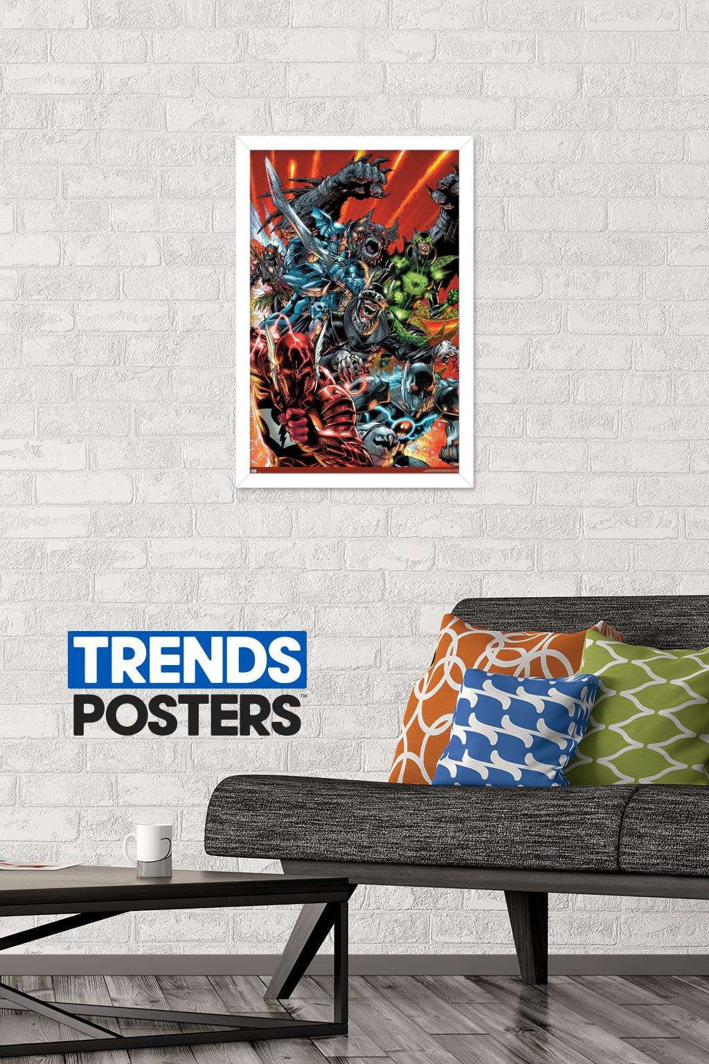 DC Comics The Batman Who Laughs - Group Wall Poster, 14.725" x 22.375", Framed