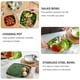 thumbnail image 2 of 1pc Fruit Rice Bowl Sano Sano de acero inoxidable Ensalada Ensalada Tazón a prueba de roturas, 2 of 6