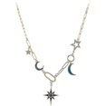 thumbnail image 1 of Coin Pendant Necklace For Women, Coin Set Diamond Embossed Gift Necklace For Women---Product code 54280, 1 of 1