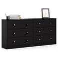 thumbnail image 5 of Tvilum Studio 6 Drawer Double Dresser for Adults, Black, 5 of 18