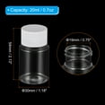 thumbnail image 2 of Unique Bargains 20ml 0.7 Oz Wide Mouth Reagent Bottle Storage Bottles Plastic Sample Containers for Home Laboratory 8 Pack, 2 of 5