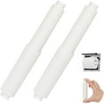 thumbnail image 1 of WWS-Toilet Paper Holder Roller Replacement, 2Pcs 6.5inch Plastic Toilet Paper Spring Rod Toilet Tissue Holder Replacement Spindle Replacement Rod fits Extra Large Bathroom Tissue Rolls (White), 1 of 4