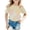Beige, variant on ibiyuan Girls Tshirt Round Neck Casual Short Sleeve Girls 5t Shirts Cute Graphic Basic Tee Trendy Toddler Girl Summer Clothes