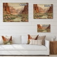 thumbnail image 4 of Designart "Canyon Landscape Earth s Grandeur" Canyon Print on Natural Pine Wood, 4 of 5