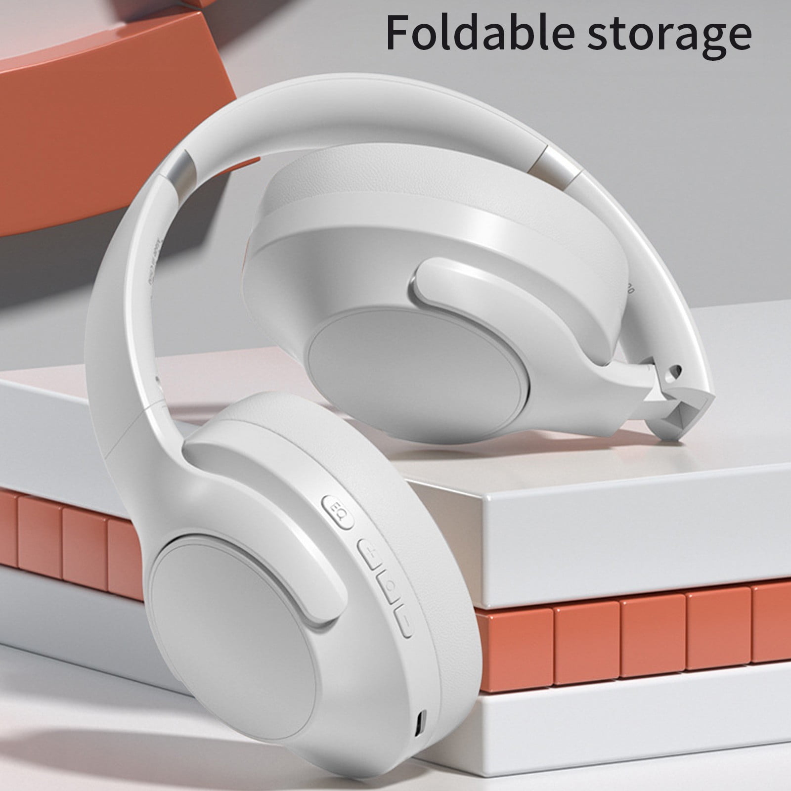 Bluetooth Headset – Bluetooth 5.3 Headworn Wireless Earphones For Noise Reduction And Call Foldable And Scalable For Comfortable Wearing Of Bluetooth Earphones