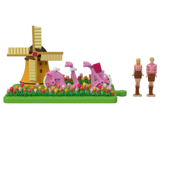 Barbie Mini BarbieLand Barbie The Movie Vehicle Collection, Includes 2 1.5-inch Dolls & Vehicles Inspired by the Film