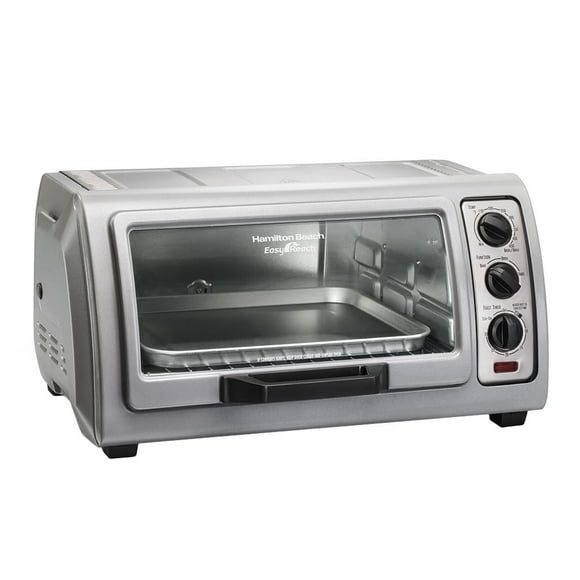 Horno Eléctrico Hamilton Beach 6 Rebanadas Plata