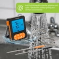 thumbnail image 6 of TruTemp Digital Dual Probe Programmable Meat Thermometer for Grilling, Smoking, & Cooking, Orange, 6 of 9