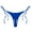 Blue, variant on Women Swim Shorts Tie Bottom Side Bathing Swimwear Women Thong Swimsuit Bikini Brazilian Swimwears Swim Shorts Women,Red