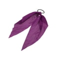 thumbnail image 5 of Unique Bargains 1 Pc Solid Triangle Ribbon Hair Elastic Band for Home Dark Purple, 5 of 5