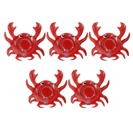 

Holder Drink Pool Cup Inflatable Floating Float Floats Coasters Floaties Beverage Coaster Serving Party Crab Bar