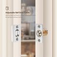thumbnail image 4 of Adjustable Ball Door Catch, Closet Ball Bearing Door Latch, Silver, 4 of 7