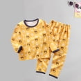 thumbnail image 4 of Yievot Spring Fall Toddler Boy Outfits Animals Printed Long Sleeve Sleepwear Children Boys Clothes 6 Months-12 Years 2024 Spring Baby Outfits Gifts on Clearance, 4 of 6